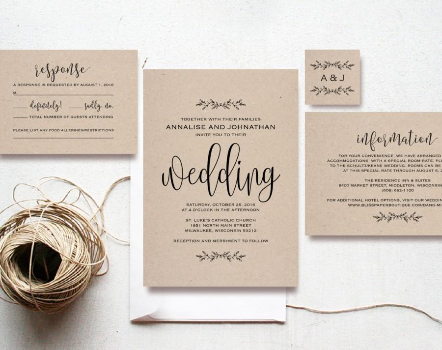 budget wedding invites