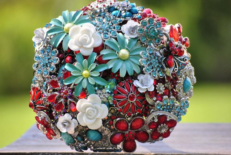 Hochzeit - Custom order Brooch Bouquets