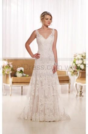Свадьба - Essense of Australia Lace A- Line Wedding Dress Style D1771