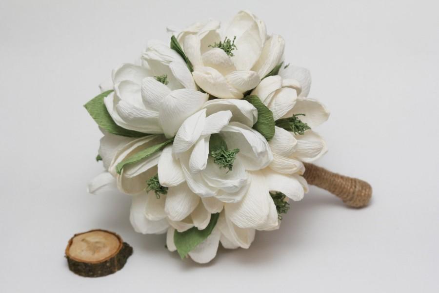 Mariage - wedding bouquet, rustic bridal bouquet, rustic wedding, rustic wedding decor, rustic flowers, rustic white flowers, rustic ivory flowers