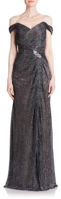زفاف - RENE RUIZ Metallic Knit Gown