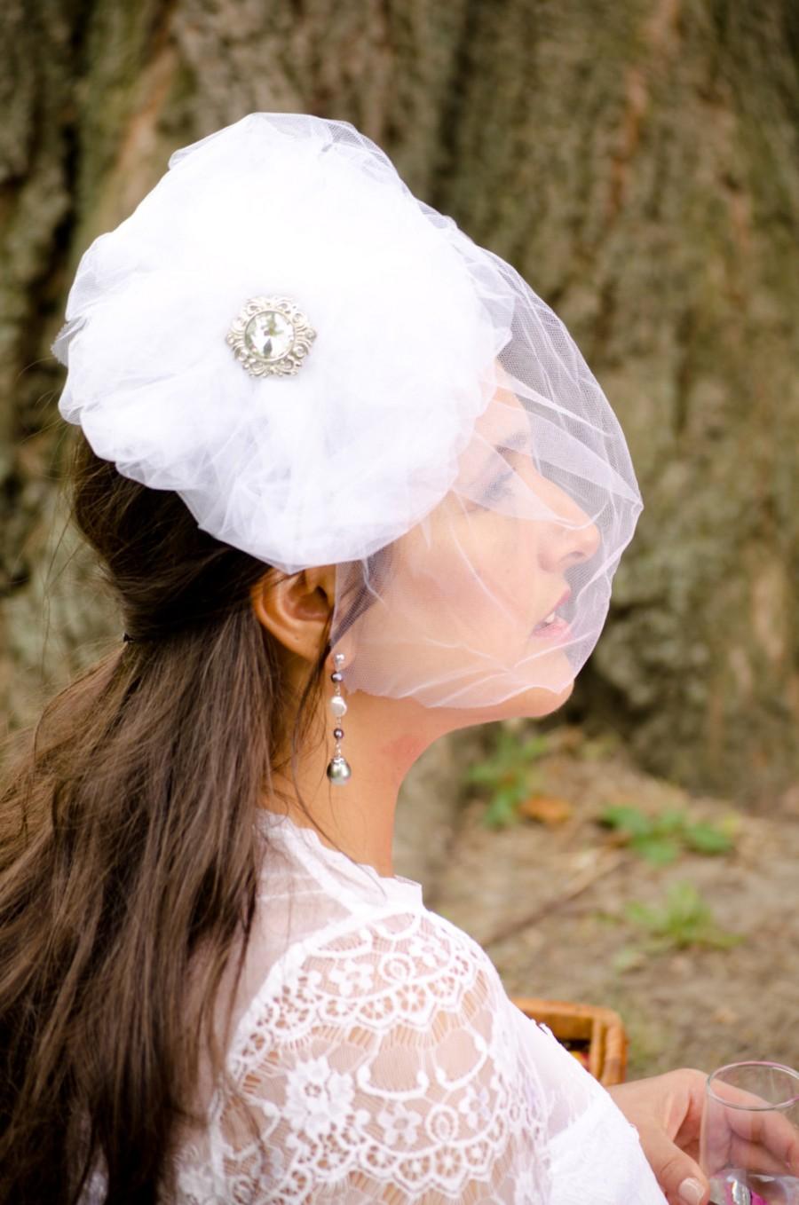 Свадьба - Vintage Bouffant Veil