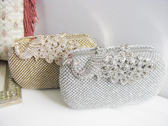 Mariage - Wedding Bag Clutch Formal Evening Bag with  Loads of Sparkle