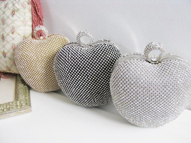 Mariage - Wedding Bag Clutch Formal Evening Bag BIG APPLE Shaped Evening Bag Perfect for News Years