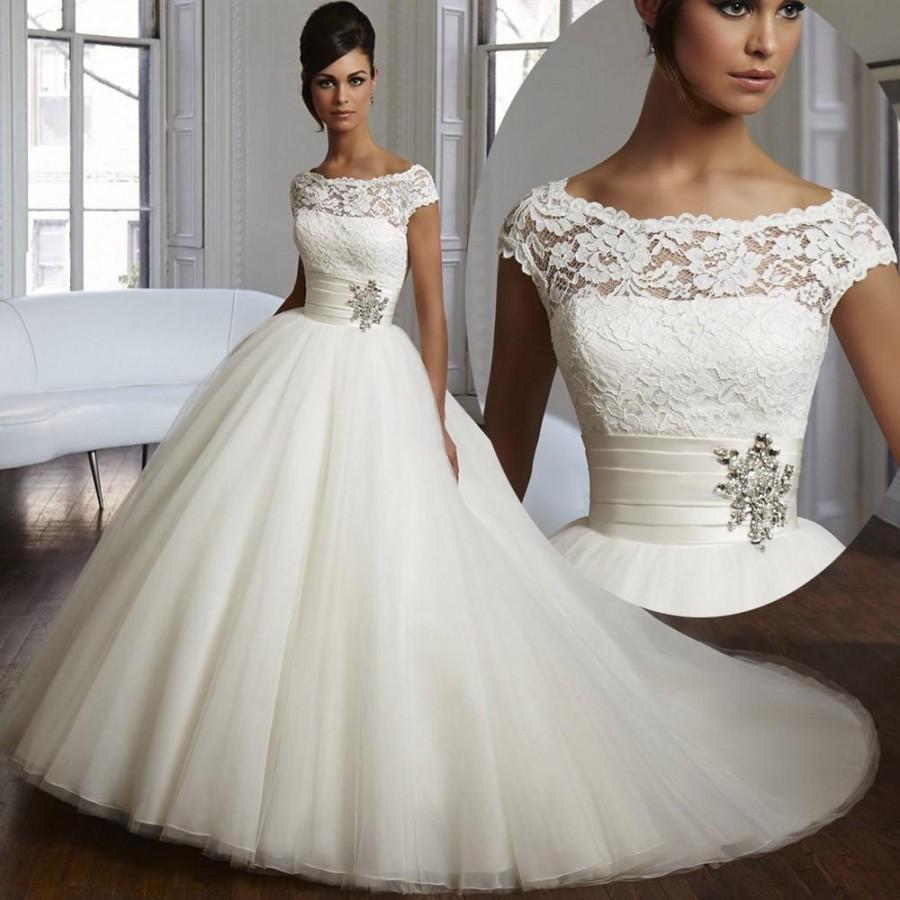 2016 Couture Ball Gown Elegant Wedding Dress Lace Tulle Plus Size Bridal Gowns Custom Made 