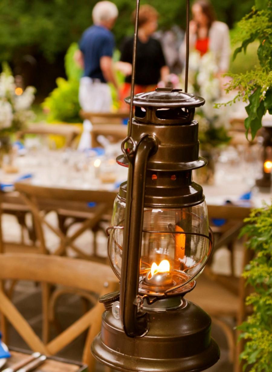 زفاف - Wedding Lantern- Large Sz, Railroad Lantern Centerpiece, Rustic Wedding Decor, Candle Lantern Tealight Holder, Vintage Lantern Photo Prop