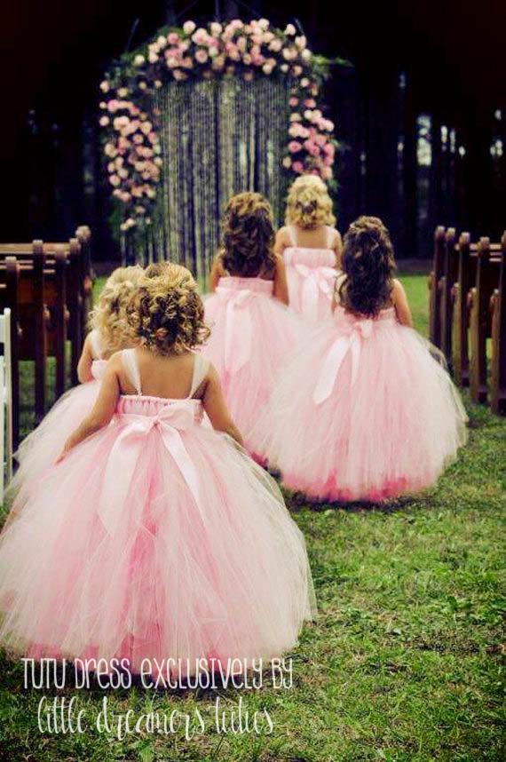 Wedding - Rose Princess Tutu Dress - Reversible