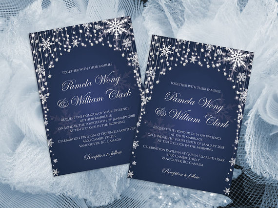 Wedding - DIY Printable Wedding Invitation Card Template 