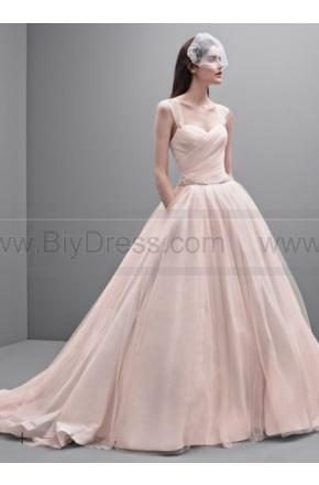 زفاف - White by Vera Wang Taffeta and Tulle Wedding Dress VW351233