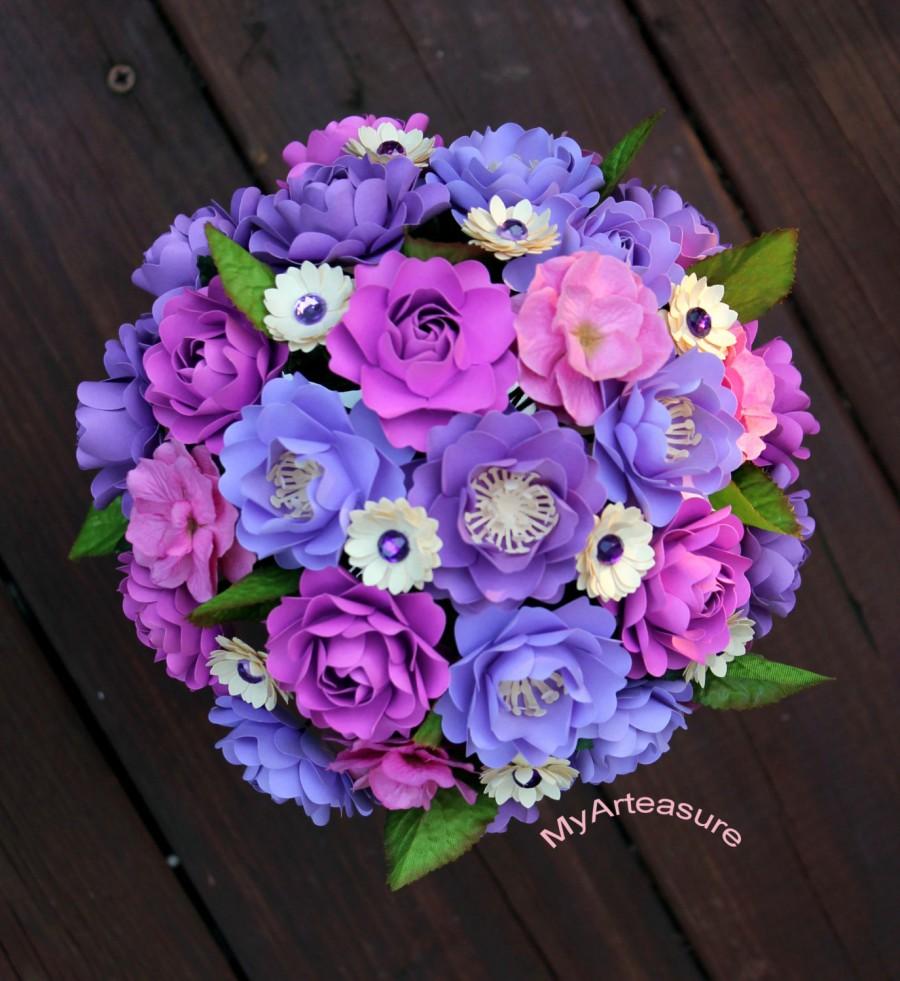 Hochzeit - Paper Flower Bouquet