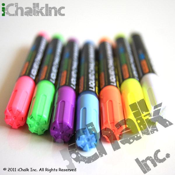زفاف - 7 x Color Pen Set Liquid Chalk Marker  6mm - Chalkboard Marker Chalk Ink Pens