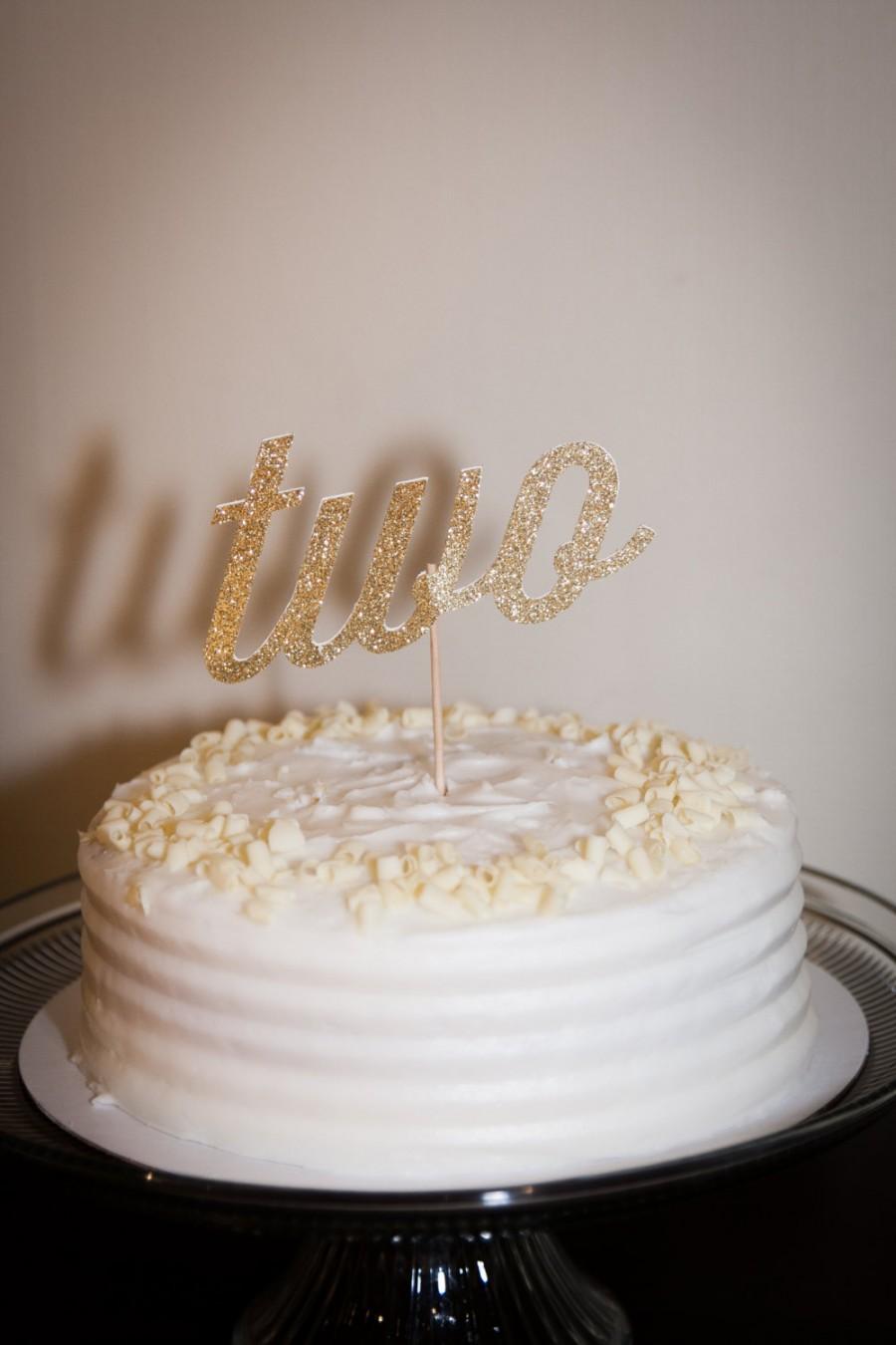 Hochzeit - Glitter Number Cake Topper, gold, silver, copper, champagne
