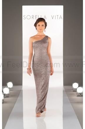 Mariage - Sorella Vita One-Shoulder Sequin Bridesmaid Dress Style 8726