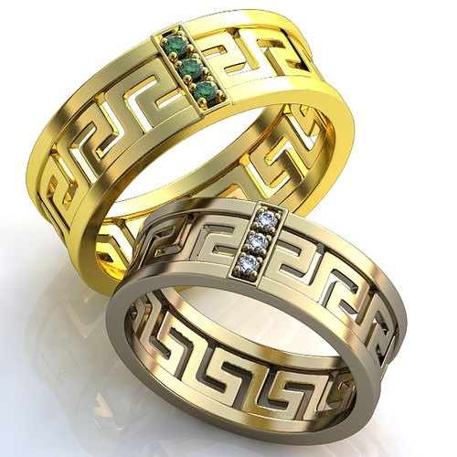 Hochzeit - Emerald Diamond Engagement Rings, Wedding Ring set, Beautiful Wedding Bands,Promise Rings His and Hers,Unique Wedding Rings,Engagement rings
