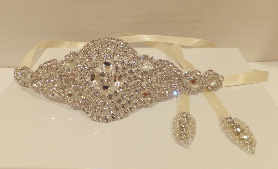 زفاف - Bridal Headpiece, ETERNITY, Bridal Headband, Rhinestone Headband, Bridal Headpiece