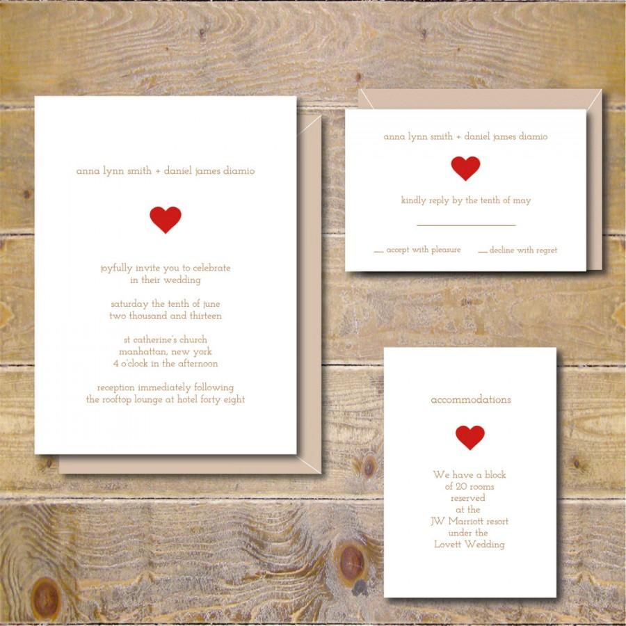 Wedding invitations for a summer wedding