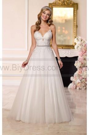 Mariage - Stella York A-line Tulle Wedding Dress Style 6237