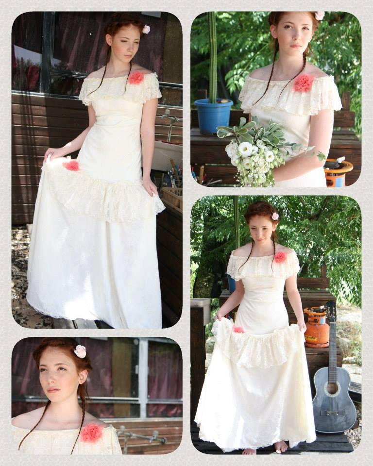 Hochzeit - Wedding Dress. Lace dress. Vintage style.Made USA.