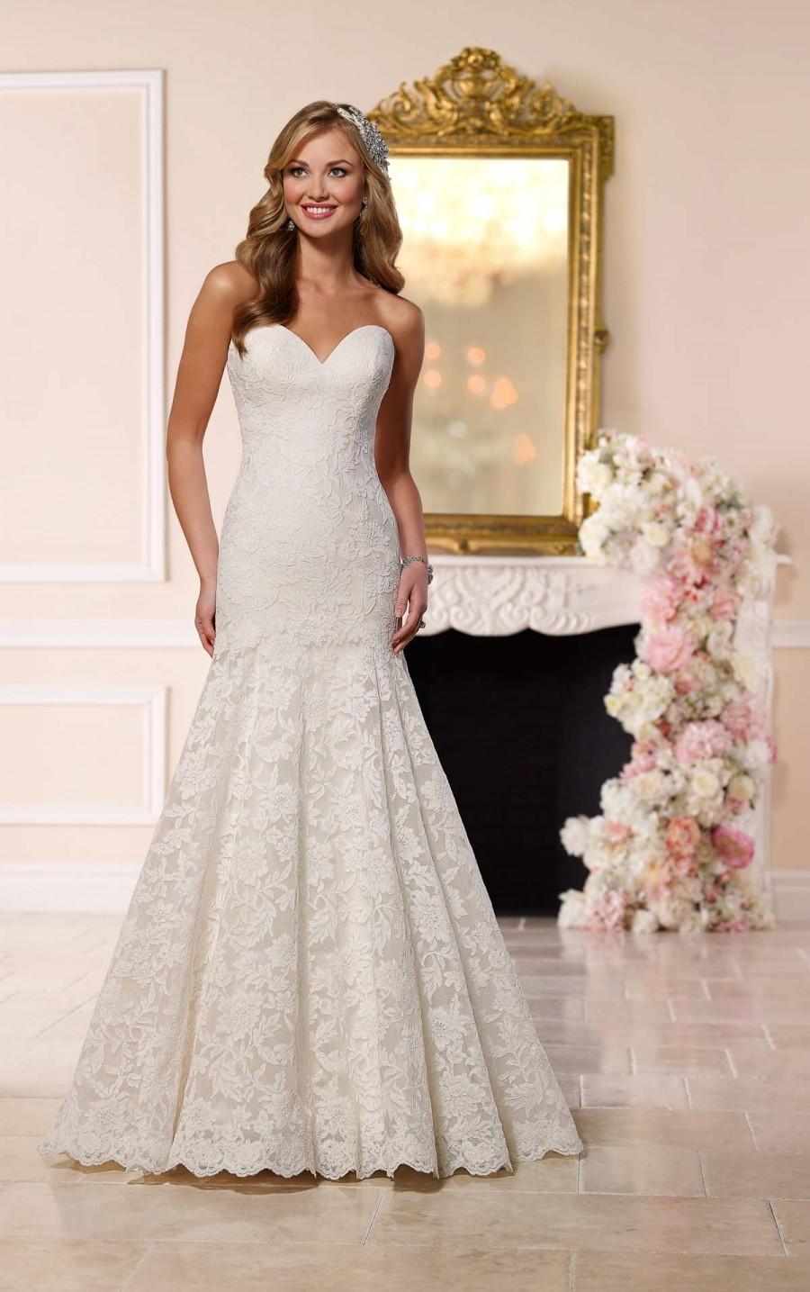 Hochzeit - Stella York Fit-And-Flare Wedding Dress Style 6218