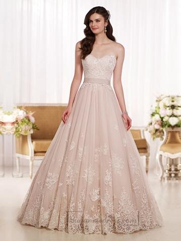 Hochzeit - Gorgeous Sweetheart A-line Lace Wedding Dresses