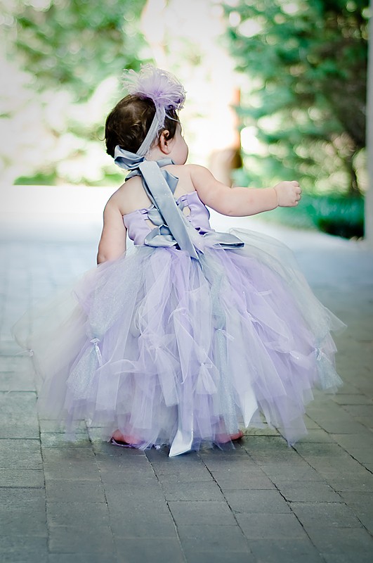 Wedding - Tulle Flower Girl Dress---Limited Quantities---Satin Halter Top with Tutu Skirt---Two Piece Outfit---Weddings-Pageants-Portraits