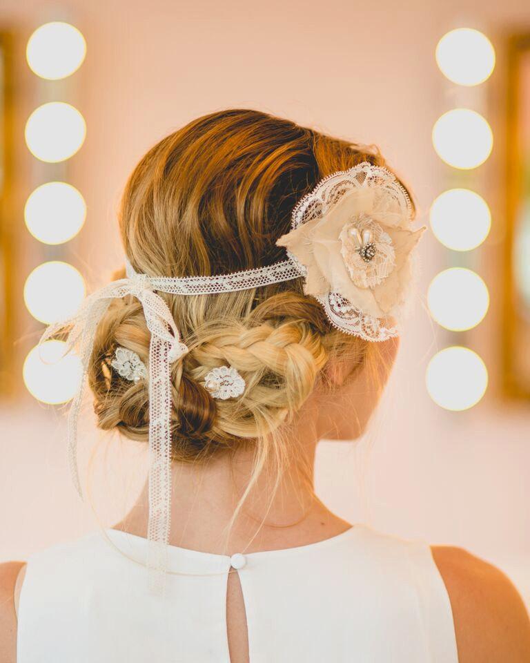 زفاف - Juliette lace headband