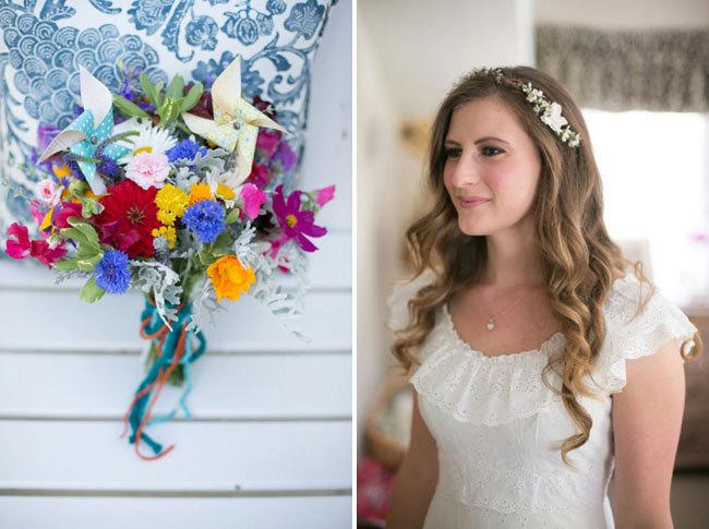 Wedding - bridal hair flower, wedding accessories, bridal headband, flower crown