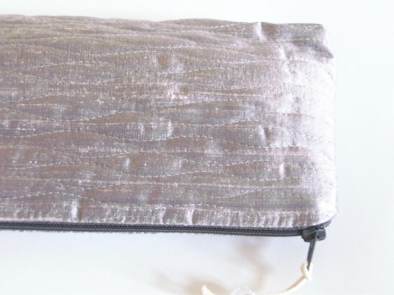 Свадьба - Silver Pink Clutches, Wedding Clutches, Silver Bags, Set of 5, Bridesmaids' Bags