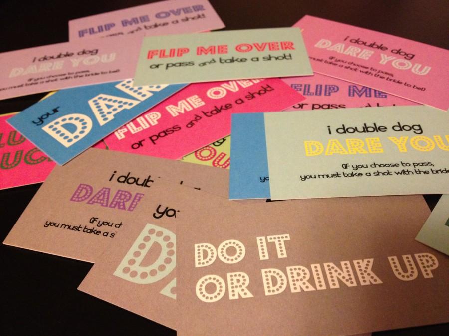 Mariage - 25 Dare Cards - Bachelorette Party Pack v.1