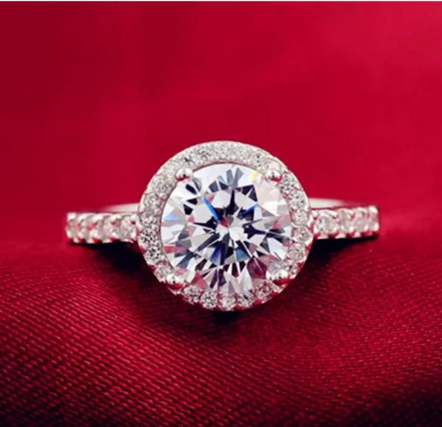 زفاف - Sterling Silver ring Cubic Zirconia ring Engagement Band Ring size 7 925 sterling silver ring  promise ring silver jewelry