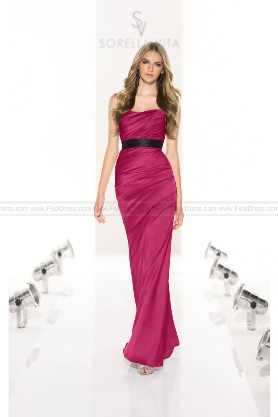 Hochzeit - Sorella Vita Long Bridesmaid Dress Style 8150