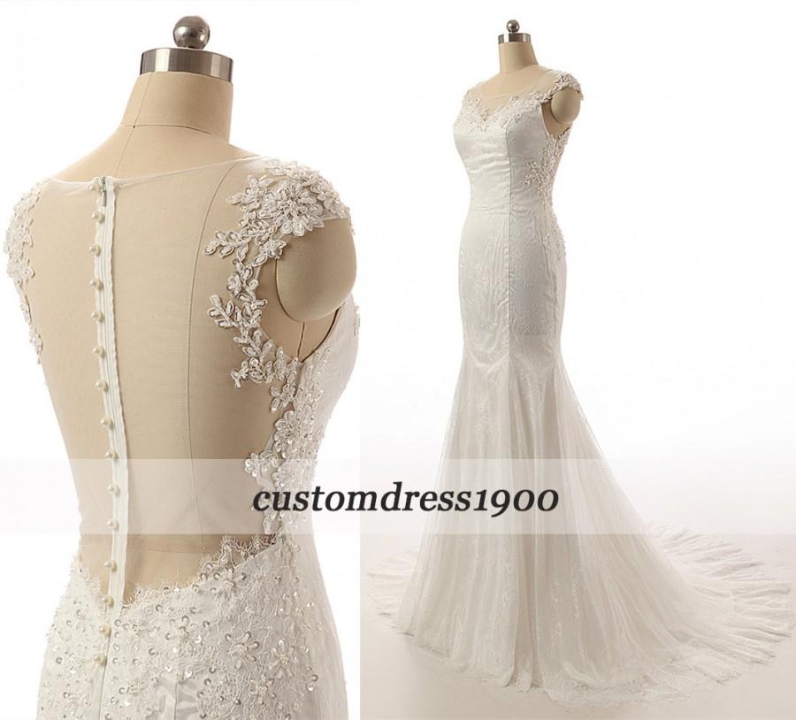 Hochzeit - Amazing beading/crystal organza wedding dress,white/ivory ball gown wedding dresses,handmade sweetheart bridal dress/wedding gowns