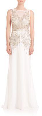 Wedding - Sue Wong Beaded Illusion Gown