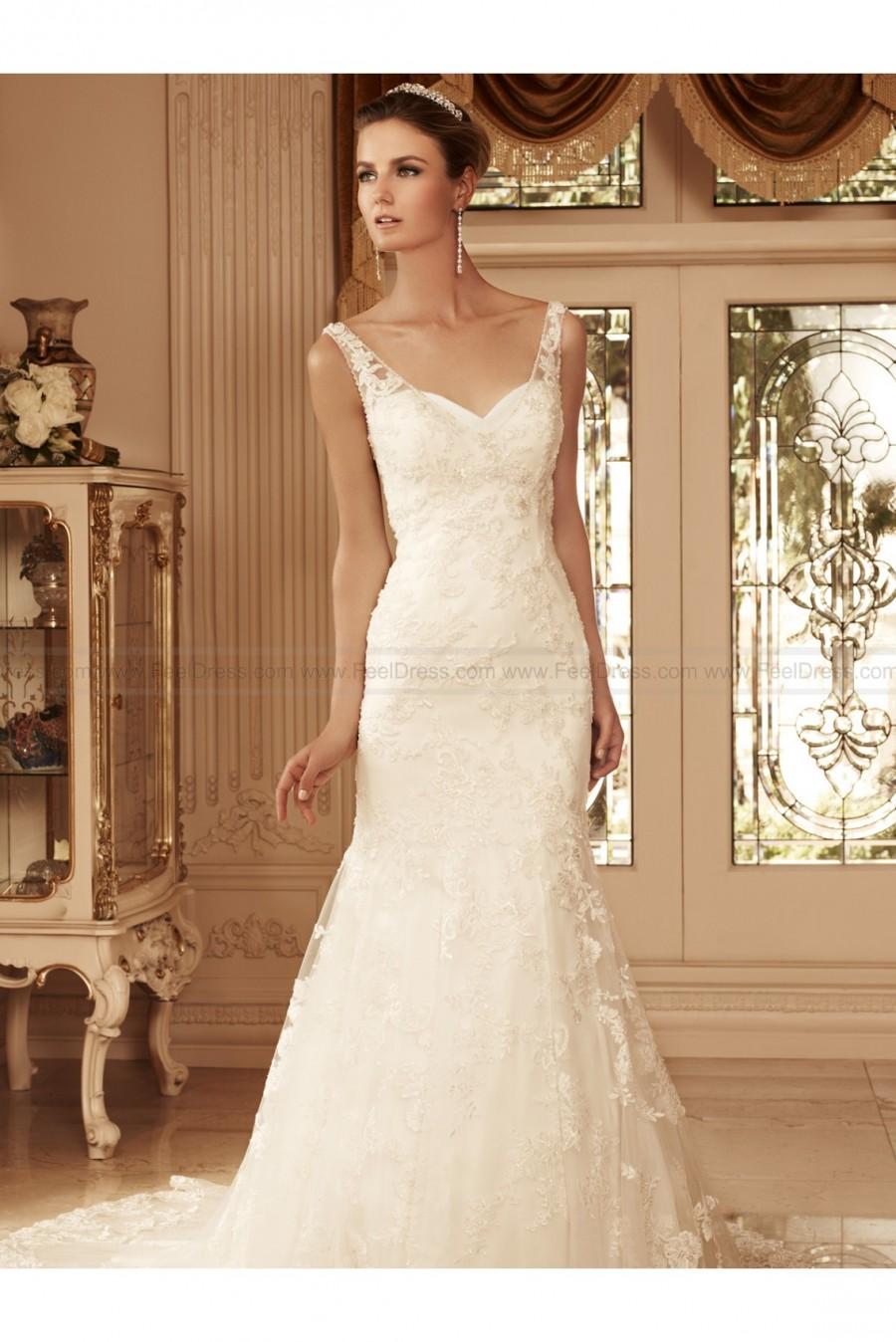 زفاف - Elegant Trumpet Bridal Dress By Casablanca 2099
