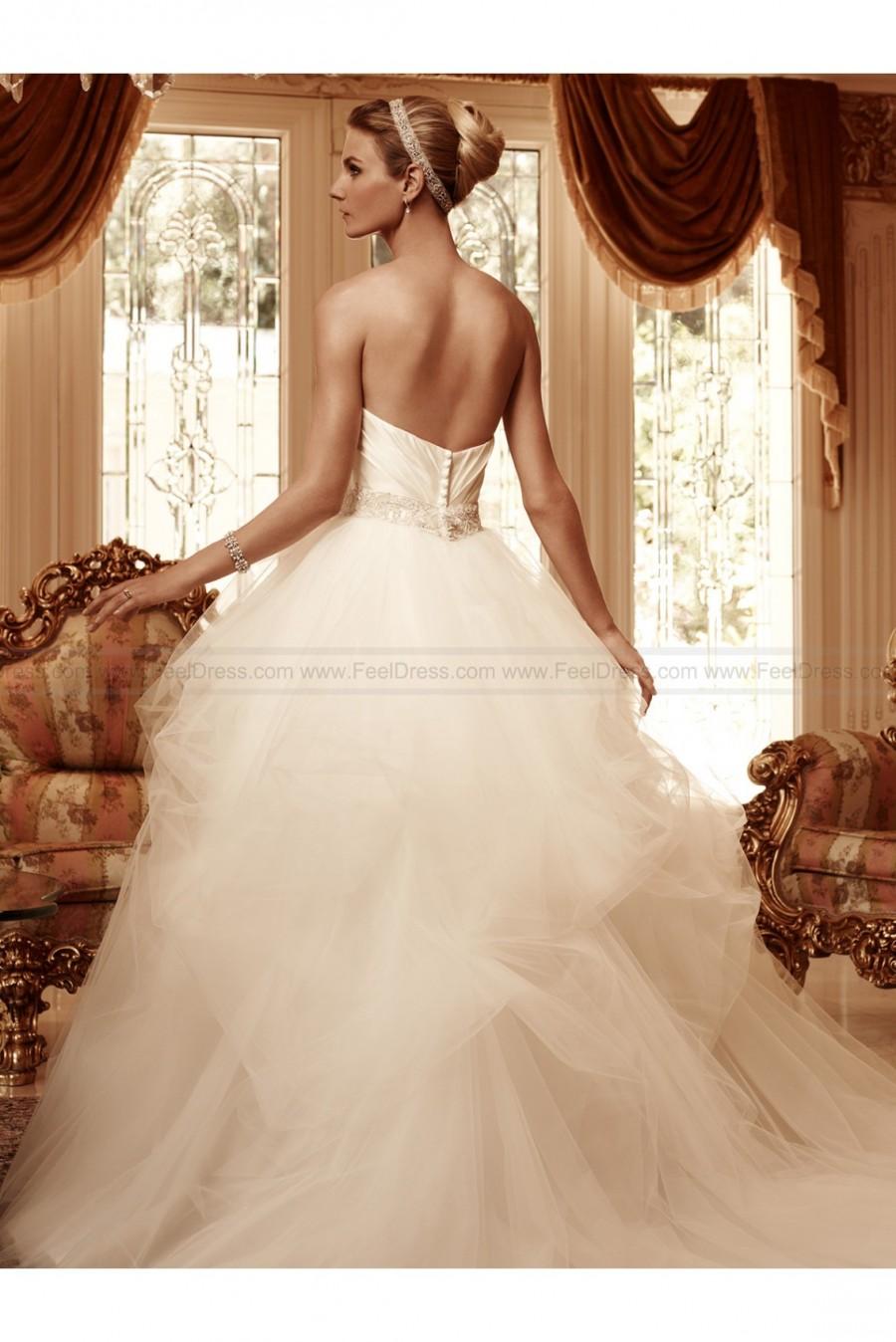 Свадьба - Spectacular Ball Gown Bridal Dress With Pick Ups By Casablanca 2103