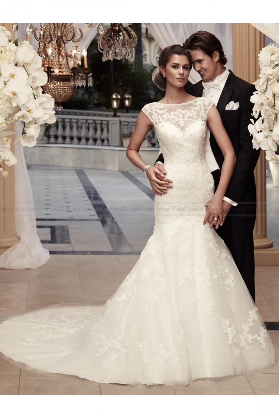 Wedding - Outstanding Fit And Flare Bridal Dress By Casablanca 2110