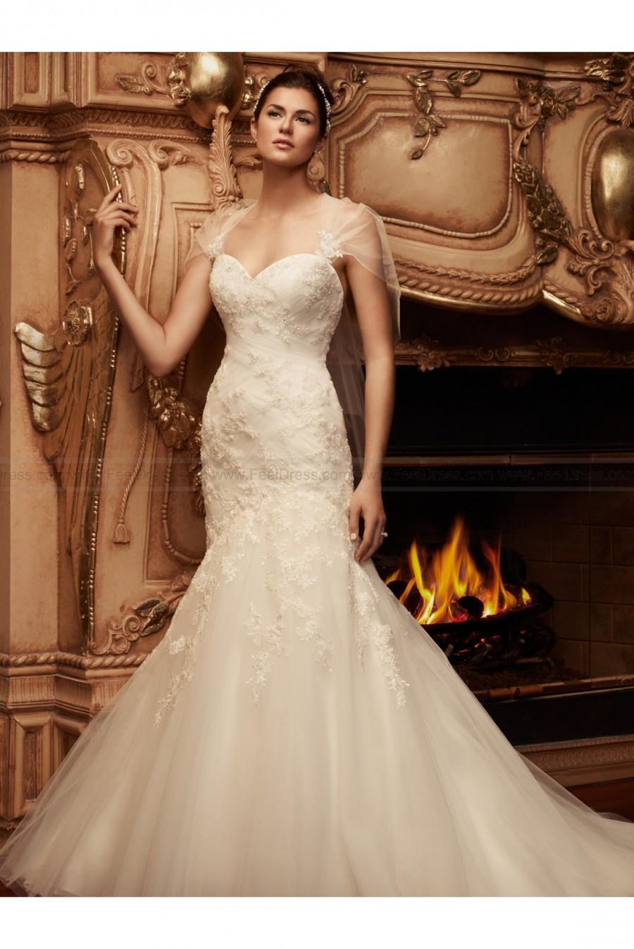 Свадьба - Lovely Mermaid Bridal Dress By Casablanca 2113