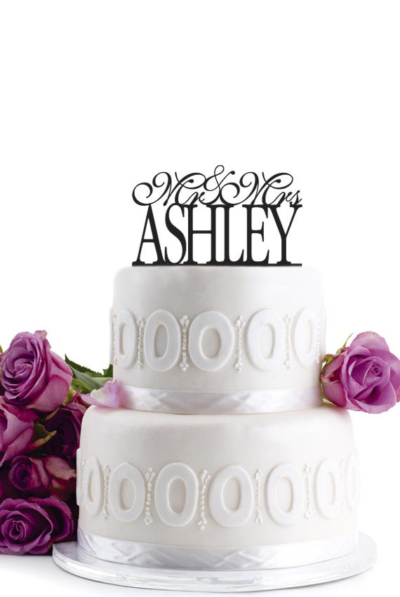زفاف - ON SALE !!! Wedding Cake Topper - Personalized Cake Topper - Mr and Mrs - Monogram Cake Topper - Cake Decor - For Anniversary