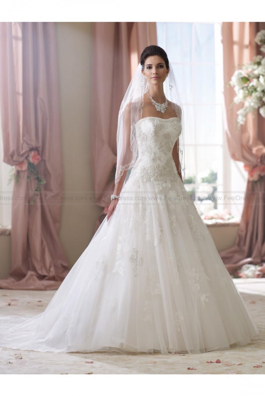 Hochzeit - David Tutera For Mon Cheri 114282–Ivy Wedding Dress