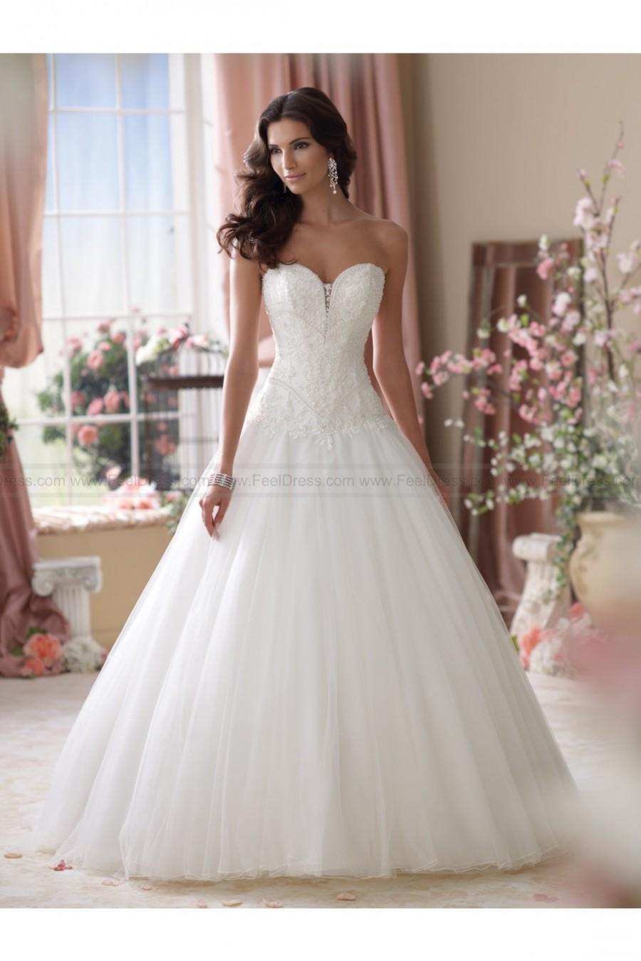 Hochzeit - David Tutera For Mon Cheri 114277–Edna Wedding Dress
