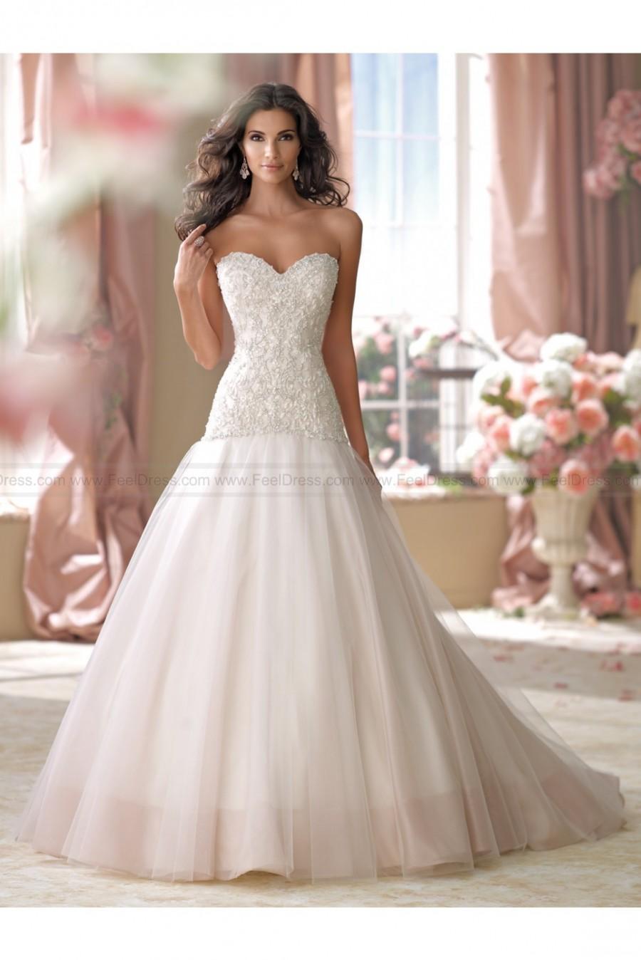 Mariage - David Tutera For Mon Cheri 114270–Cora Wedding Dress