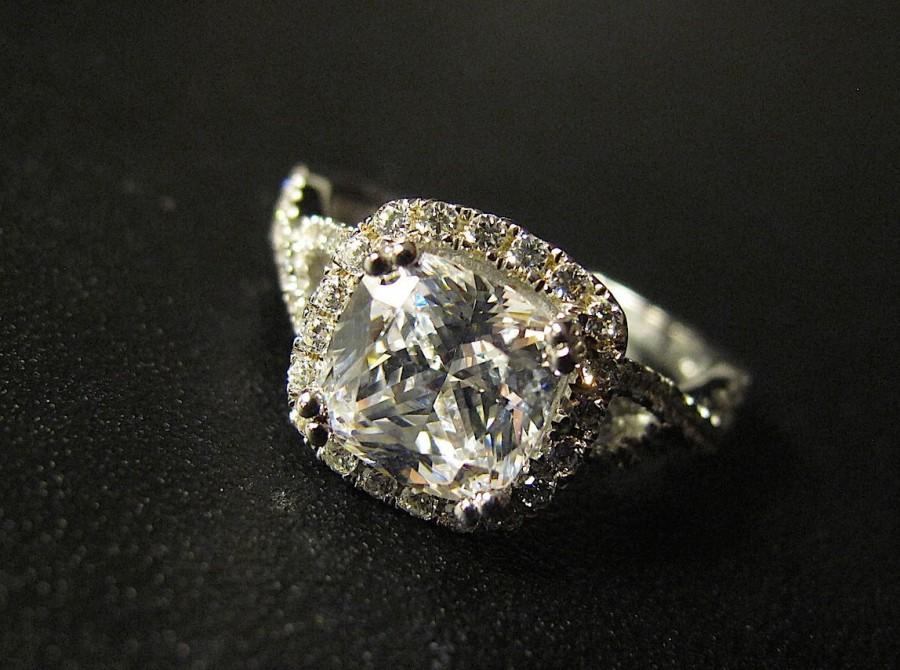 زفاف - Classic Designer Inspired Engagement Ring, Made to Order