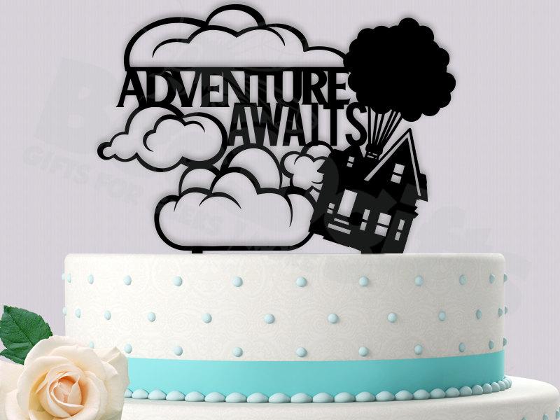 Wedding - Disney UP Inspired Cake Topper Adventure Awaits