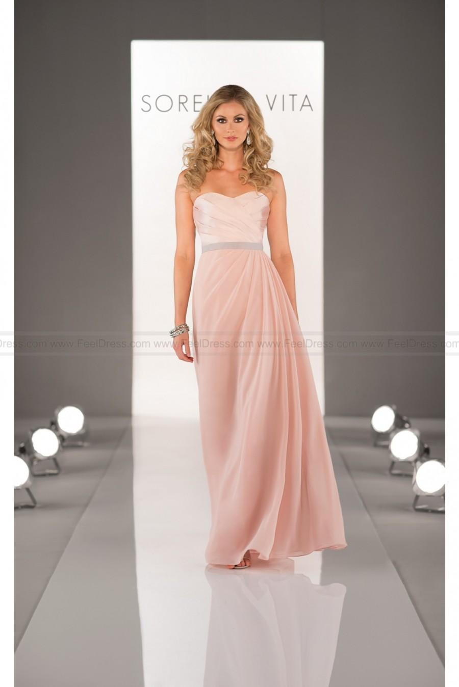 Hochzeit - Sorella Vita Cute Bridesmaid Dress Style 8424