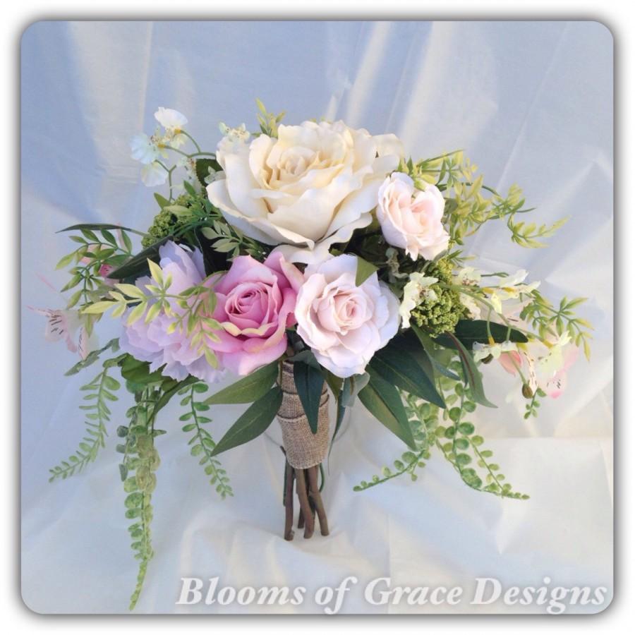 زفاف - Whimsical handmade bridal bouquet set