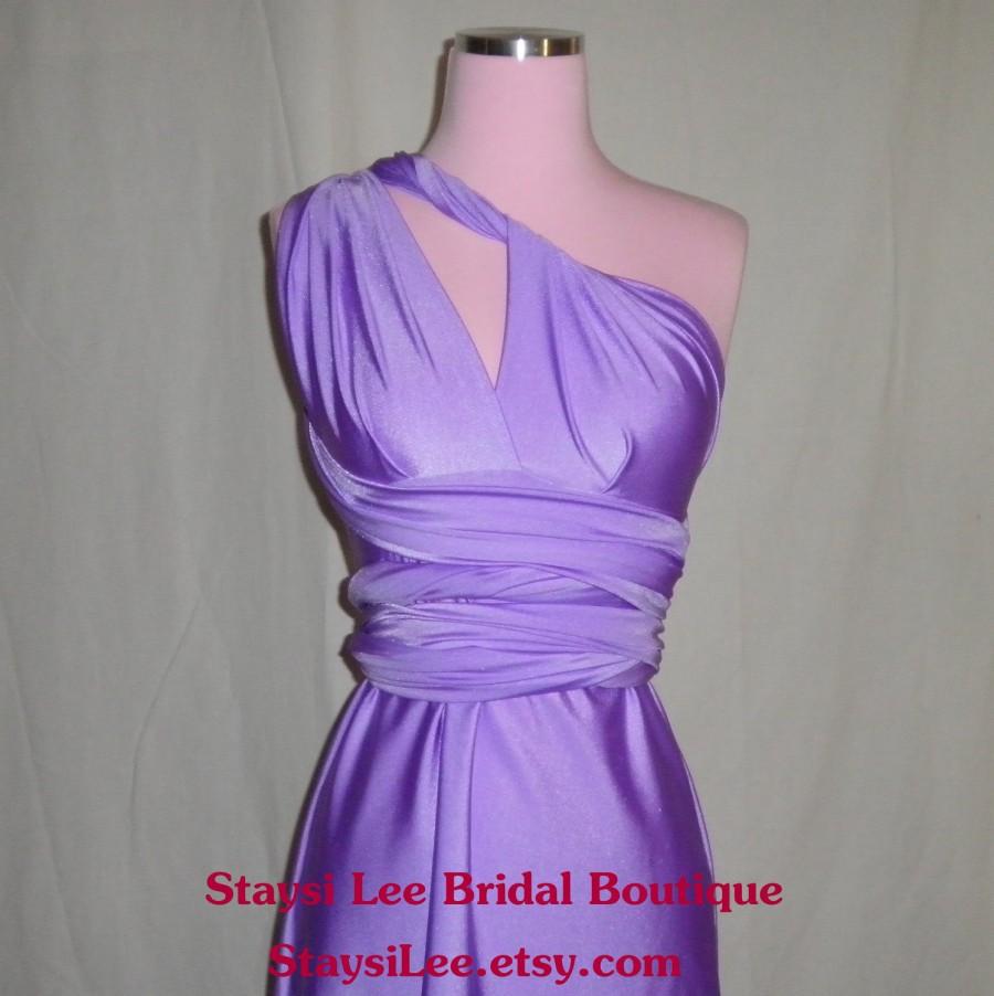 Mariage - Lilac Purple Bridesmaids Dress -  Infinity Dress...Bridesmaids, Weddings, Special Occasion, Honeymoon