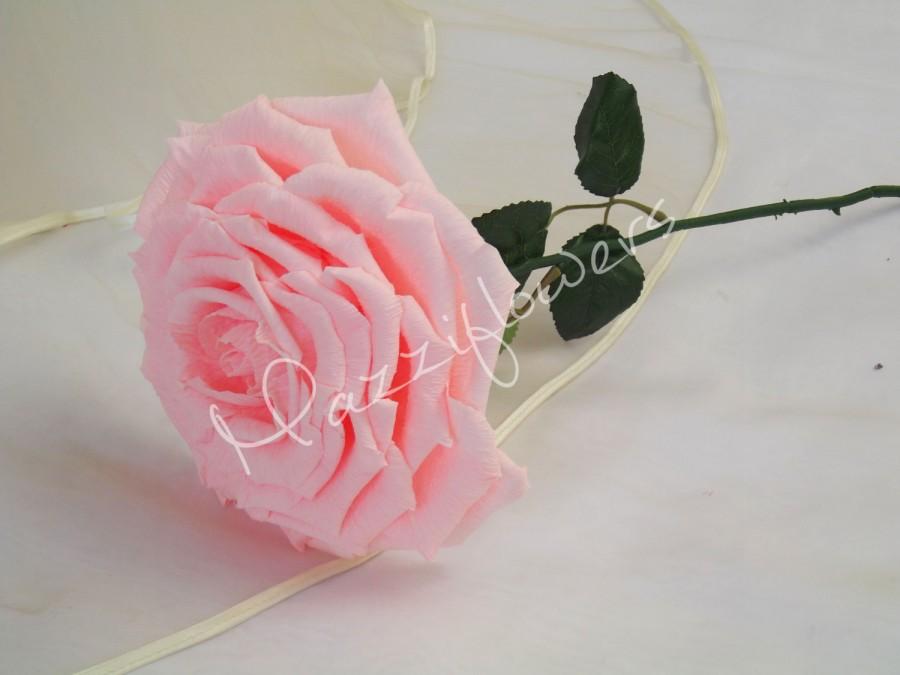 Mariage - Bridal bouquet,bridesmaids bouquet,big rose,wedding bouquet,paper flower bouquet,paper flower decor,paper roses,