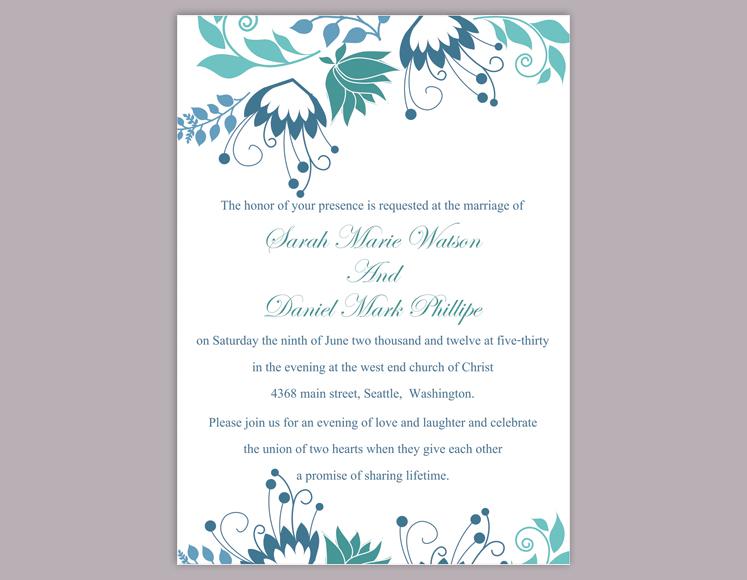 Wedding Invitation Template Word from s3.weddbook.com