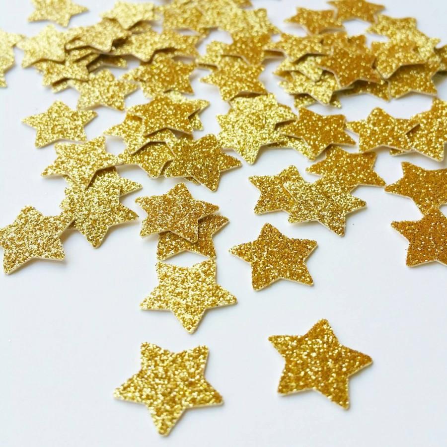 زفاف - Gold Confetti Gold Star Glitter Confetti Gold Star Table Confetti Star Confetti Star Party Decorations Gold Stars