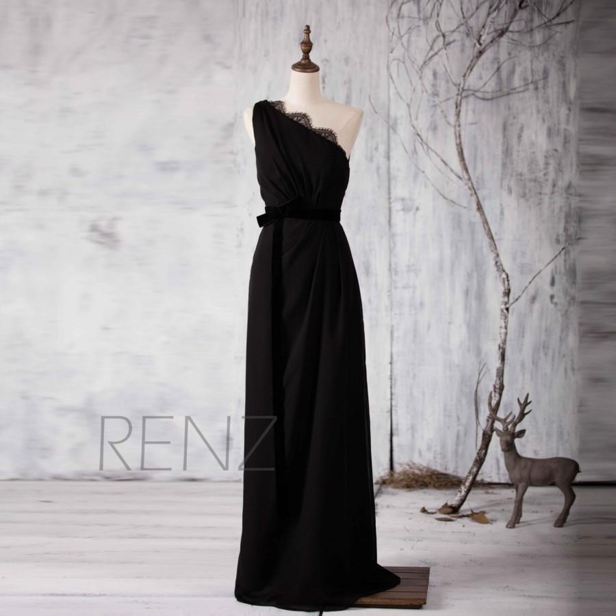 black velvet bridesmaid dress